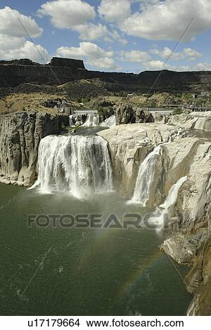 Twin Falls, ID, Idaho, Shoshone Falls, Niagara of the West, Snake River, canyon, 212 feet drop View Large Photo Image Picture - Twin Falls, ID, Idaho, Shoshone Falls, Niagara of the West, Snake River, canyon, 212 feet drop. Fotosearch
