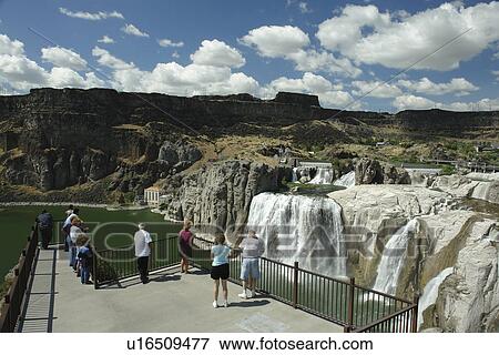 Twin Falls, ID, Idaho, Shoshone Falls, Niagara of the West, Snake River, canyon, 212 feet drop View Large Photo Image Stock Photo - Twin Falls, ID, Idaho, Shoshone Falls, Niagara of the West, Snake River, canyon, 212 feet drop. Fotosearch