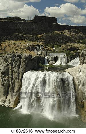 Twin Falls, ID, Idaho, Shoshone Falls, Niagara of the West, Snake River, canyon, 212 feet drop View Large Photo Image Stock Photograph - Twin Falls, ID, Idaho, Shoshone Falls, Niagara of the West, Snake River, canyon, 212 feet drop. Fotosearch