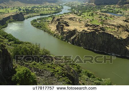Twin Falls, ID, Idaho, Snake River Canyon View Large Photo Image Stock Photo - Twin Falls, ID, Idaho, Snake River Canyon. Fotosearch