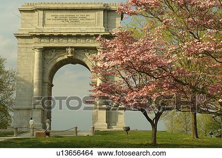 Valley Forge, PA, Pennsylvania, Valley Forge National Historical Park, National Memorial Arch, Dogwood Trees View Large Photo Image Picture - Valley Forge, PA, Pennsylvania, Valley Forge National Historical Park, National Memorial Arch, Dogwood Trees. Fotosearch
