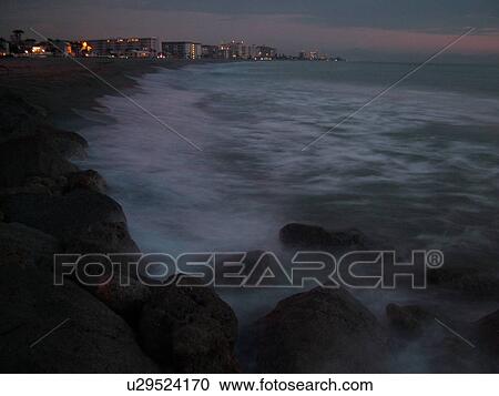 Venice, FL, Florida, beach, evening View Large Photo Image Stock Image - Venice, FL, Florida, beach, evening. Fotosearch