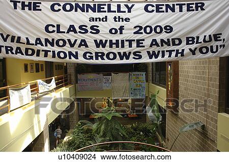 Picture -  Villanova, PA, Pennsylvania, Villanova University, Connelly Center, Welcoming Class of 2009 Students. Fotosearch