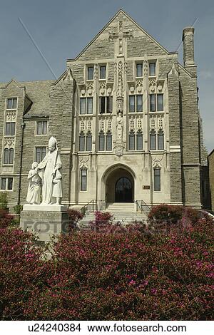 Picture -  Villanova, PA, Pennsylvania, Villanova University, St. Thomas of Villanova Church. Fotosearch