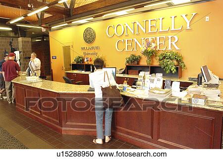 Stock Image -  Villanova, PA, Pennsylvania, Villanova University, Connelly Center. Fotosearch