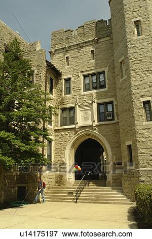 Stock Photo -  Villanova, PA, Pennsylvania, Villanova University, 1912 Corr Hall. Fotosearch