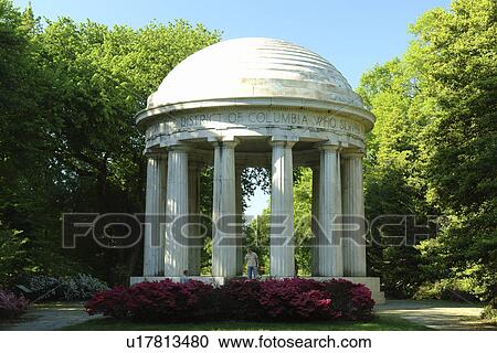 Stock Image -  Washington DC, D. C District of Columbia, D. C. War Memorial, National Mall, Memorial Parks, Nation's Capital. Fotosearch