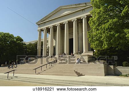 Stock Image -  Washington DC, D. C District of Columbia, National Gallery of Art, National Mall, Nation's Capital. Fotosearch