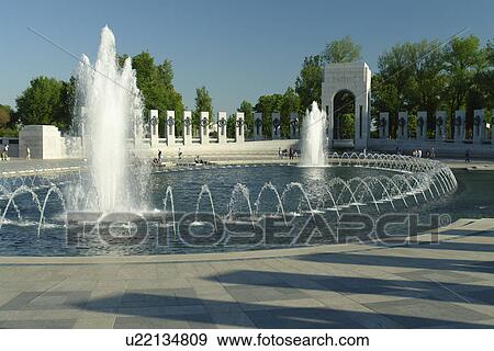 Washington DC, D. C District of Columbia, World War II Memorial, Memorial Pillars, Pacific Pavilion, Fountain, National Mall, Memorial Parks, Nation's Capital View Large Photo Image Stock Photo - Washington DC, D. C District of Columbia, World War II Memorial, Memorial Pillars, Pacific Pavilion, Fountain, National Mall, Memorial Parks, Nation's Capital. Fotosearch