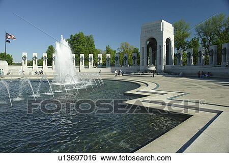 Washington DC, D. C District of Columbia, World War II Memorial, Memorial Pillars, Pacific Pavilion, Fountain, National Mall, Memorial Parks, Nation's Capital View Large Photo Image Stock Photograph - Washington DC, D. C District of Columbia, World War II Memorial, Memorial Pillars, Pacific Pavilion, Fountain, National Mall, Memorial Parks, Nation's Capital. Fotosearch