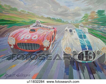 Watkins Glen, NY, New York, Finger Lakes Region, Race Car Wall Mural by Robert Gillespie View Large Photo Image Picture - Watkins Glen, NY, New York, Finger Lakes Region, Race Car Wall Mural by Robert Gillespie. Fotosearch