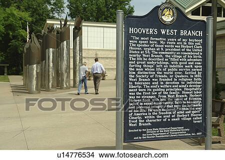 West Branch, IA, Iowa, Herbert Hoover National Historic Site, Hoovers West Branch View Large Photo Image Picture - West Branch, IA, Iowa, Herbert Hoover National Historic Site, Hoovers West Branch. Fotosearch