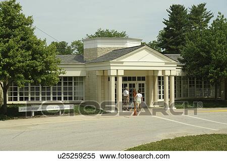 Stock Photography -  West Branch, IA, Iowa, Herbert Hoover National Historic Site and Presidential Library-Museum. Fotosearch