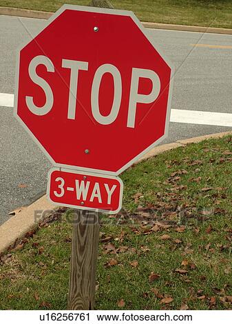 West Chester, PA, Pennsylvania, Hershey's Mill Chester County, road sign, 3-Way Stop Sign View Large Photo Image Stock Image - West Chester, PA, Pennsylvania, Hershey's Mill Chester County, road sign, 3-Way Stop Sign . Fotosearch