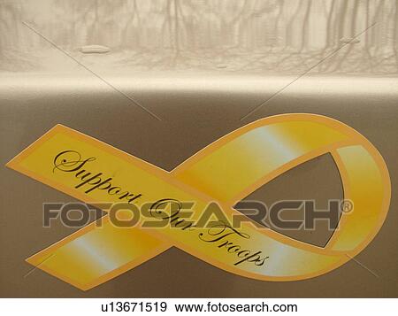 West Chester, PA, Pennsylvania, Support Our Troops yellow decal View Large Photo Image Stock Photo - West Chester, PA, Pennsylvania, Support Our Troops yellow decal. Fotosearch
