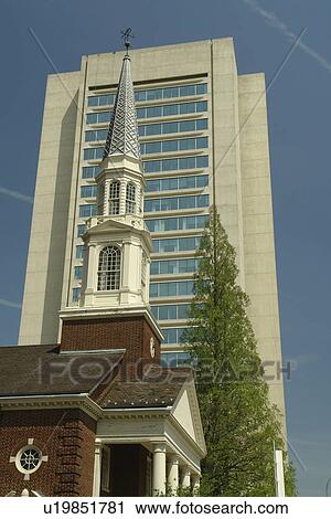 Stock Image -  Wilmington, DE, Delaware, First and Central Presbyterian Church, downtown. Fotosearch