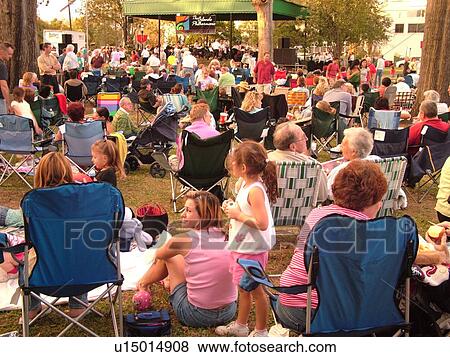 Winter Park, FL, Florida, Orlando, downtown, Sunday Music in the Park View Large Photo Image Stock Photo - Winter Park, FL, Florida, Orlando, downtown, Sunday Music in the Park. Fotosearch