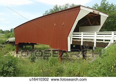 Winterset, Madison County, IA, Iowa, Covered Bridges of Madison County, Cedar Bridge View Large Photo Image Stock Image - Winterset, Madison County, IA, Iowa, Covered Bridges of Madison County, Cedar Bridge. Fotosearch
