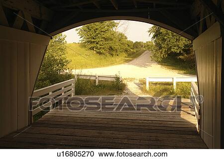 Winterset, Madison County, IA, Iowa, Covered Bridges of Madison County, Holliwell Bridge, Middle River, interior View Large Photo Image Stock Image - Winterset, Madison County, IA, Iowa, Covered Bridges of Madison County, Holliwell Bridge, Middle River, interior. Fotosearch