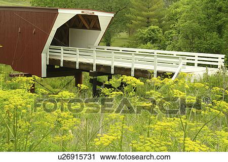 Winterset, Madison County, IA, Iowa, Covered Bridges of Madison County, Cedar Bridge View Large Photo Image Stock Image - Winterset, Madison County, IA, Iowa, Covered Bridges of Madison County, Cedar Bridge. Fotosearch