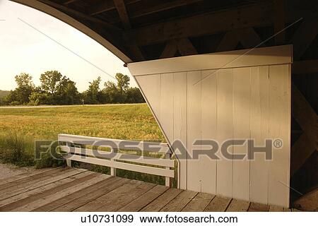 Winterset, Madison County, IA, Iowa, Covered Bridges of Madison County, Holliwell Bridge, Middle River, interior View Large Photo Image Stock Photo -  Winterset, Madison County, IA, Iowa, Covered Bridges of Madison County, Holliwell Bridge, Middle River, interior. Fotosearch