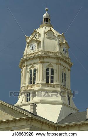 Winterset, Madison County, IA, Iowa, Courthouse View Large Photo Image Stock Photo - Winterset, Madison County, IA, Iowa, Courthouse. Fotosearch