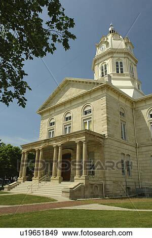 Winterset, Madison County, IA, Iowa, Courthouse View Large Photo Image Stock Photo - Winterset, Madison County, IA, Iowa, Courthouse. Fotosearch