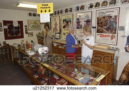 Winterset, Madison County, IA, Iowa, John Wayne Birthplace, store, visitor center View Large Photo Image Stock Photo - Winterset, Madison County, IA, Iowa, John Wayne Birthplace, store, visitor center. Fotosearch
