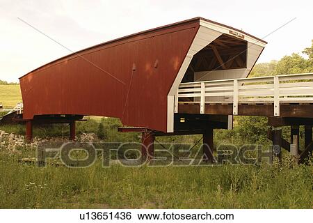 Winterset, Madison County, IA, Iowa, Covered Bridges of Madison County, Cedar Bridge View Large Photo Image Stock Photograph - Winterset, Madison County, IA, Iowa, Covered Bridges of Madison County, Cedar Bridge. Fotosearch