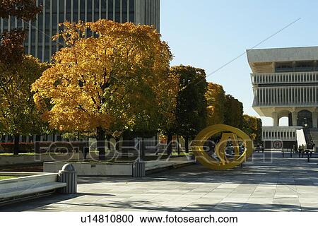 Stock Image -  Albany, NY, New York, Governor Nelson A. Rockefeller Empire State Plaza. Fotosearch