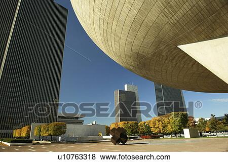 Albany, NY, New York, Governor Nelson A. Rockefeller Empire State Plaza, The Egg View Large Photo Image Stock Photo - Albany, NY, New York, Governor Nelson A. Rockefeller Empire State Plaza, The Egg. Fotosearch
