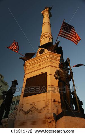 Stock Image -  Allentown, PA, Pennsylvania, Soldiers & Sailors Monument. Fotosearch