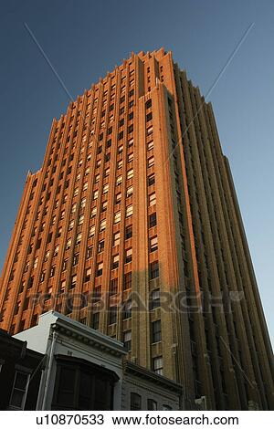 Stock Image -  Allentown, PA, Pennsylvania, Pennsylvania Power & Light Building, downtown. Fotosearch