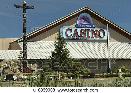 Stock Photo -  Anacortes, WA, Washington, Swinomish Northern Lights Casino. Fotosearch
