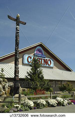 Stock Photograph -  Anacortes, WA, Washington, Swinomish Northern Lights Casino. Fotosearch