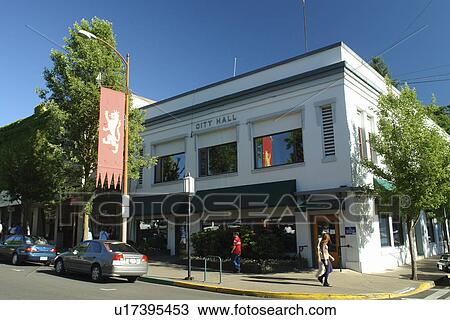 Ashland, OR, Oregon, downtown, City Hall View Large Photo Image Stock Image - Ashland, OR, Oregon, downtown, City Hall. Fotosearch