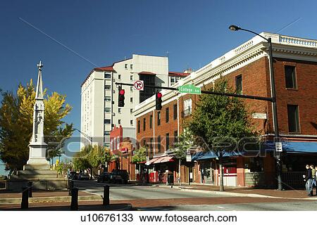 Athens, GA, Georgia, Downtown, Broad Street View Large Photo Image Stock Image - Athens, GA, Georgia, Downtown, Broad Street. Fotosearch