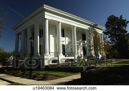 Picture -  Athens, GA, Georgia, Taylor-Grady House, Greek Revival mansion. Fotosearch