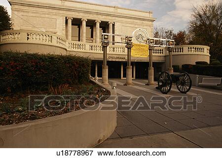 Stock Photo -  Atlanta, GA, Georgia, Atlanta Cyclorama, Civil War Museum. Fotosearch