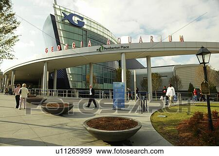Atlanta, GA, Georgia, Georgia Aquarium at Pemberton Place View Large Photo Image Stock Photo - Atlanta, GA, Georgia, Georgia Aquarium at Pemberton Place. Fotosearch