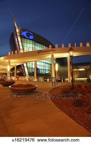 Atlanta, GA, Georgia, Georgia Aquarium at Pemberton Place, evening View Large Photo Image Stock Photograph - Atlanta, GA, Georgia, Georgia Aquarium at Pemberton Place, evening. Fotosearch