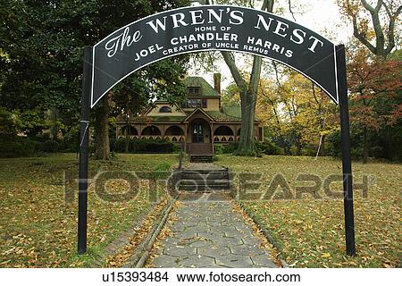 Atlanta, GA, Georgia, The Wren's Nest, entrance sign View Large Photo Image Picture - Atlanta, GA, Georgia, The Wren's Nest, entrance sign. Fotosearch
