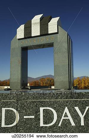 Picture -  Bedford, VA, Virginia, The National D-Day Memorial, Overlord Arch. Fotosearch