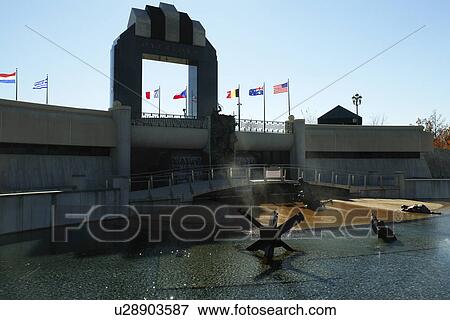 Stock Photo -  Bedford, VA, Virginia, The National D-Day Memorial. Fotosearch