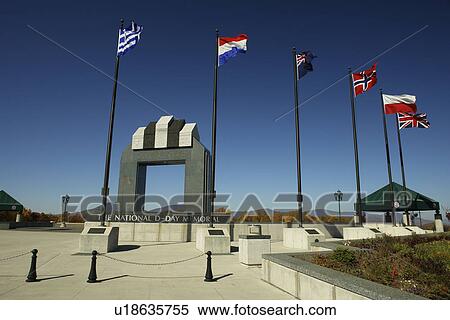 Stock Photography -  Bedford, VA, Virginia, The National D-Day Memorial, Overlord Arch. Fotosearch