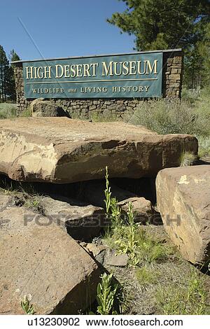 Stock Image -  Bend, OR, Oregon, The High Desert Museum, Wildlife and History. Fotosearch