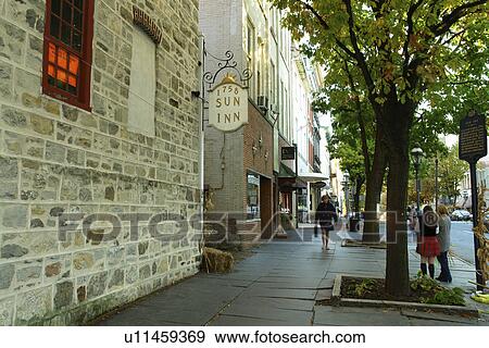Bethlehem, PA, Pennsylvania, Historic Sun Inn View Large Photo Image Stock Photo - Bethlehem, PA, Pennsylvania, Historic Sun Inn. Fotosearch