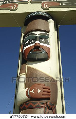 Blyn, WA, Washington, Olympic Peninsula, Sequim, Jamestown, S'Klallam Tribe, Indian Reservation, visitor center, totem pole View Large Photo Image Picture - Blyn, WA, Washington, Olympic Peninsula, Sequim, Jamestown, S'Klallam Tribe, Indian Reservation, visitor center, totem pole. Fotosearch