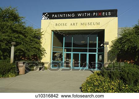 Boise, ID, Idaho, Boise Art Museum, Julia David Park View Large Photo Image Stock Image - Boise, ID, Idaho, Boise Art Museum, Julia David Park. Fotosearch