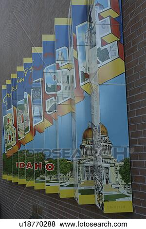 Boise, ID, Idaho, Boise Capital City wall mural View Large Photo Image Stock Photo - Boise, ID, Idaho, Boise Capital City wall mural. Fotosearch